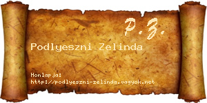 Podlyeszni Zelinda névjegykártya